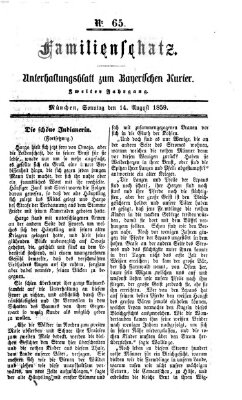 Bayerischer Kurier Sonntag 14. August 1859