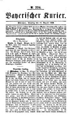 Bayerischer Kurier Dienstag 16. August 1859