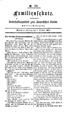 Bayerischer Kurier Sonntag 2. Oktober 1859