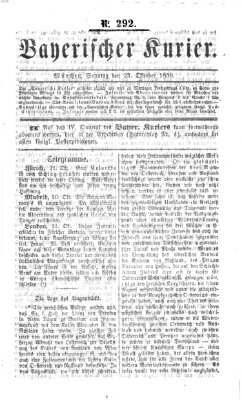 Bayerischer Kurier Sonntag 23. Oktober 1859