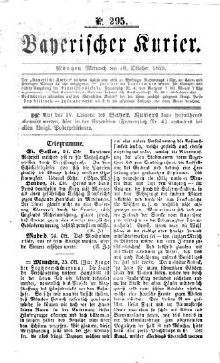 Bayerischer Kurier Mittwoch 26. Oktober 1859