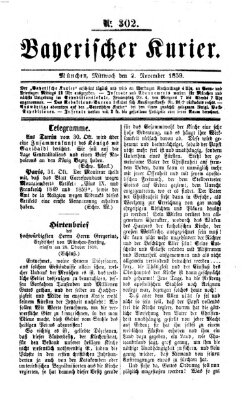 Bayerischer Kurier Mittwoch 2. November 1859