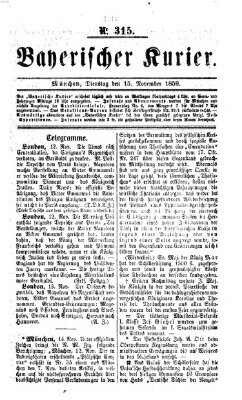 Bayerischer Kurier Dienstag 15. November 1859