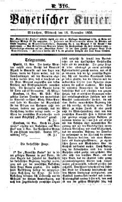 Bayerischer Kurier Mittwoch 16. November 1859