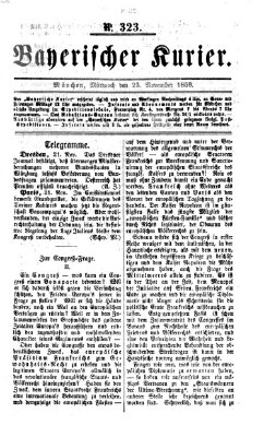 Bayerischer Kurier Mittwoch 23. November 1859