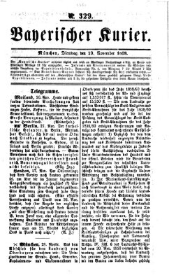 Bayerischer Kurier Dienstag 29. November 1859