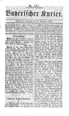 Bayerischer Kurier Samstag 17. Dezember 1859