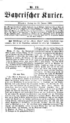 Bayerischer Kurier Freitag 20. Januar 1860