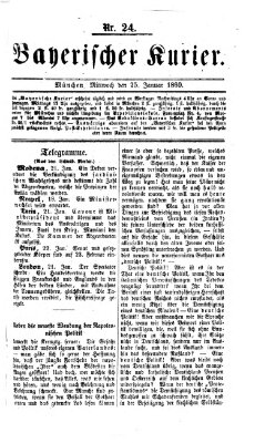 Bayerischer Kurier Mittwoch 25. Januar 1860