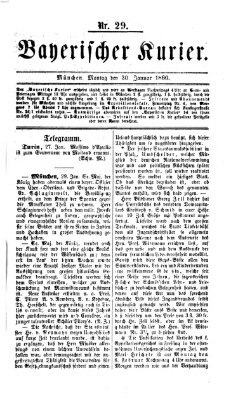 Bayerischer Kurier Montag 30. Januar 1860