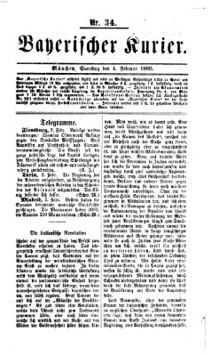 Bayerischer Kurier Samstag 4. Februar 1860