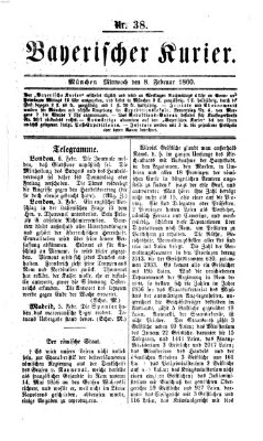 Bayerischer Kurier Mittwoch 8. Februar 1860