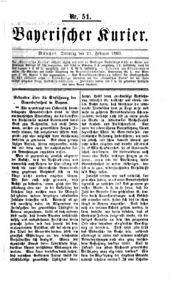 Bayerischer Kurier Dienstag 21. Februar 1860