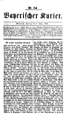 Bayerischer Kurier Montag 5. März 1860