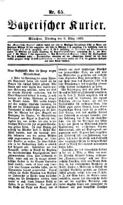 Bayerischer Kurier Dienstag 6. März 1860