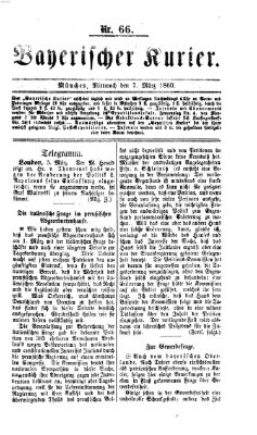 Bayerischer Kurier Mittwoch 7. März 1860