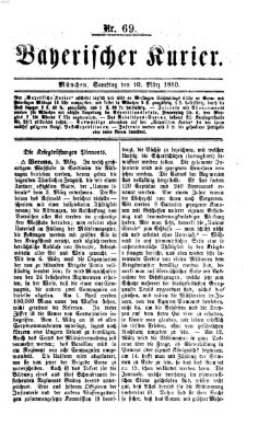 Bayerischer Kurier Samstag 10. März 1860