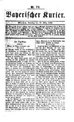 Bayerischer Kurier Dienstag 13. März 1860