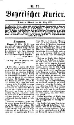 Bayerischer Kurier Mittwoch 14. März 1860