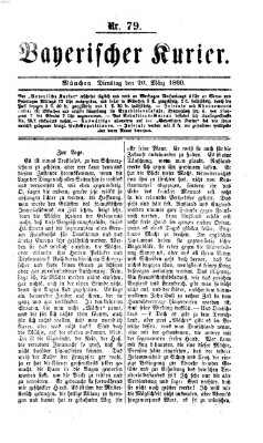 Bayerischer Kurier Dienstag 20. März 1860