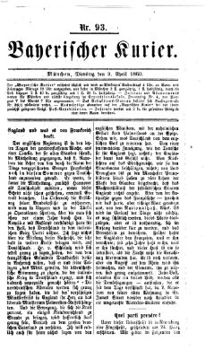 Bayerischer Kurier Dienstag 3. April 1860