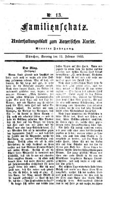 Bayerischer Kurier Sonntag 12. Februar 1860