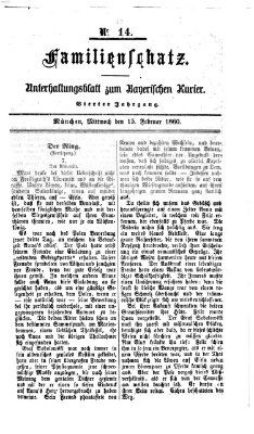 Bayerischer Kurier Mittwoch 15. Februar 1860