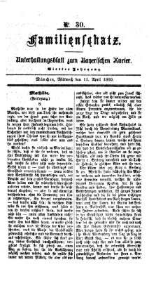 Bayerischer Kurier Mittwoch 11. April 1860