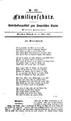 Bayerischer Kurier Mittwoch 14. März 1860