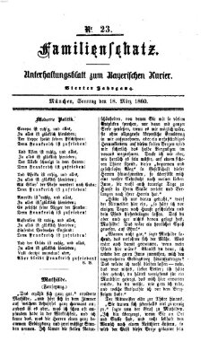 Bayerischer Kurier Sonntag 18. März 1860