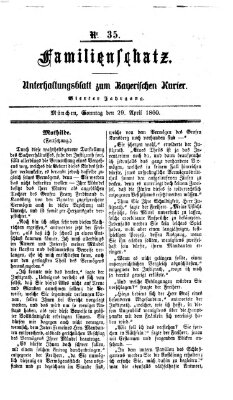 Bayerischer Kurier Sonntag 29. April 1860