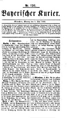 Bayerischer Kurier Montag 7. Mai 1860