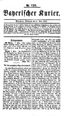 Bayerischer Kurier Mittwoch 9. Mai 1860