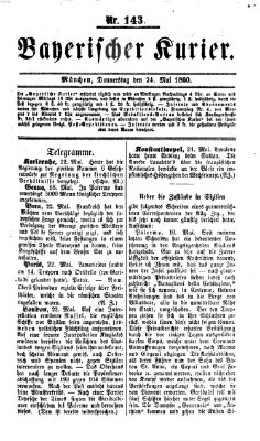 Bayerischer Kurier Donnerstag 24. Mai 1860