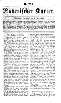 Bayerischer Kurier Donnerstag 7. Juni 1860