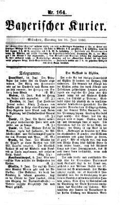 Bayerischer Kurier Samstag 16. Juni 1860