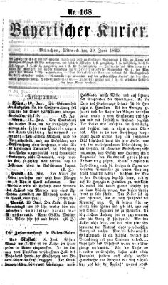 Bayerischer Kurier Mittwoch 20. Juni 1860