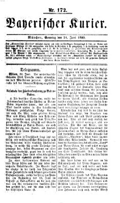 Bayerischer Kurier Sonntag 24. Juni 1860