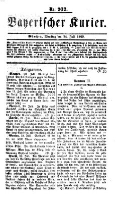 Bayerischer Kurier Dienstag 24. Juli 1860