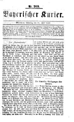 Bayerischer Kurier Dienstag 31. Juli 1860