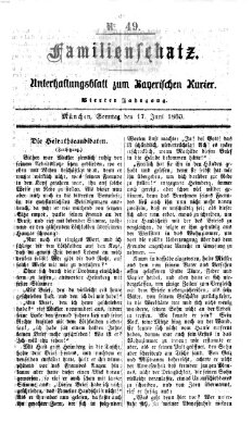 Bayerischer Kurier Sonntag 17. Juni 1860