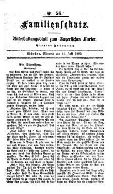 Bayerischer Kurier Mittwoch 11. Juli 1860