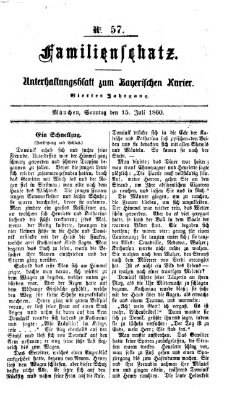 Bayerischer Kurier Sonntag 15. Juli 1860