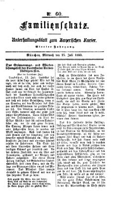 Bayerischer Kurier Mittwoch 25. Juli 1860