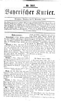 Bayerischer Kurier Dienstag 6. November 1860