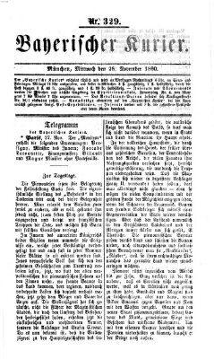 Bayerischer Kurier Mittwoch 28. November 1860