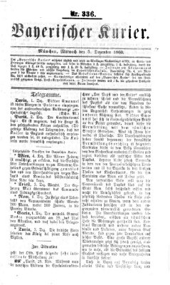 Bayerischer Kurier Mittwoch 5. Dezember 1860