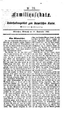 Bayerischer Kurier Mittwoch 19. September 1860