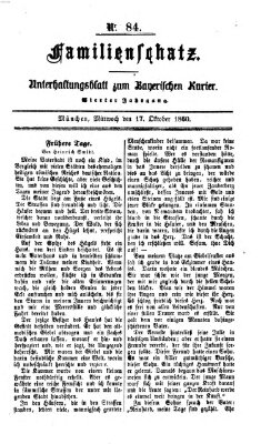 Bayerischer Kurier Mittwoch 17. Oktober 1860