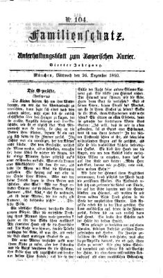 Bayerischer Kurier Mittwoch 26. Dezember 1860